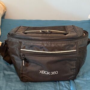 Insulated bag with Xbox 360 logo.